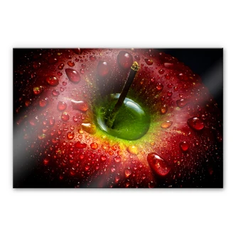 Acrylglasbild Ianeva - Roter Apfel 