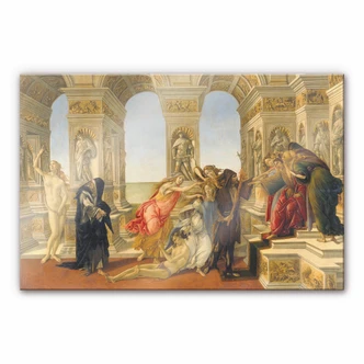 Acrylglasbild Botticelli - Die Verleumdung des Apelles 