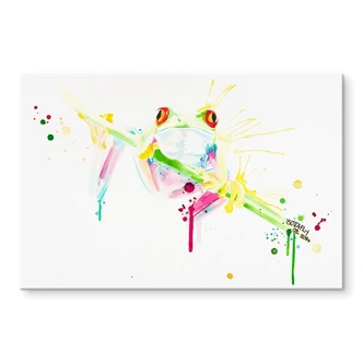 Tableau en verre acrylique - Buttafly - Frog 