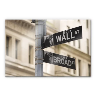Acrylglasbild Wallstreet 