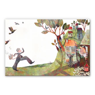 Akrylbillede Blanz - Postbuddet 