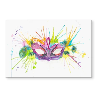 Tableau en verre acrylique Buttafly - Mardi Gras 