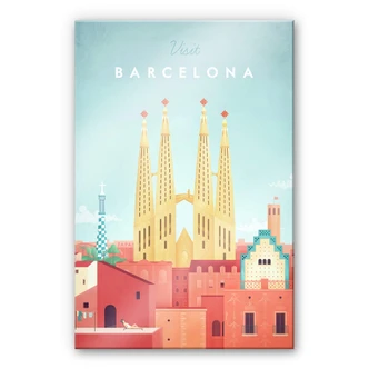 Acrylglasbild Rivers - Barcelona 