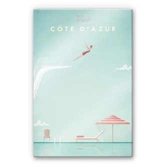 Akrylbillede Rivers - Côte d'Azur 