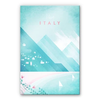 Tableau en verre acrylique Rivers - Italie 