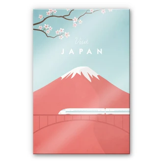 Tableau en verre acrylique Rivers - Japon 