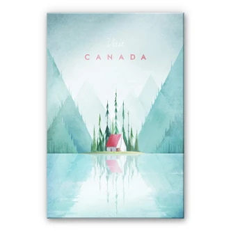 Acrylglasbild Rivers - Kanada 