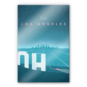Tableau en verre acrylique Rivers - Los Angeles 