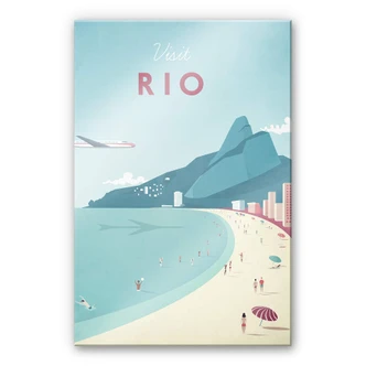 Tableau en verre acrylique Rivers - Rio de Janeiro 