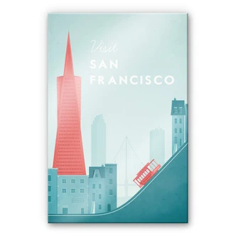 Acrylglasbild Rivers - San Francisco 