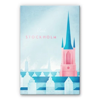 Acrylglasbild Rivers - Stockholm 