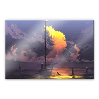 Acrylglasbild aerroscape - Segelboot Acrylglasbild aerroscape - Segelboot