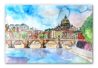 Acrylglasbild Bleichner - Vatican in Rome 