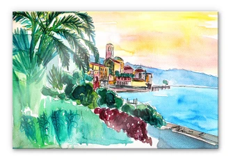 Tableau en verre acrylique Bleichner - Wonderful Lago Maggiore 