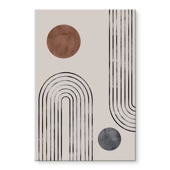 Tableau sur verre acrylique 1X Studio - Arcs et pois 