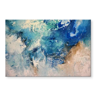 Tableau sur verre acrylique Fedrau - Vagues de chocs 