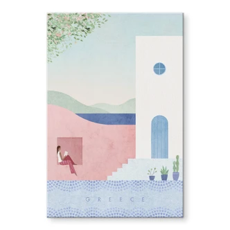 Stampa su vetro acrilico Rivers - Grecia 