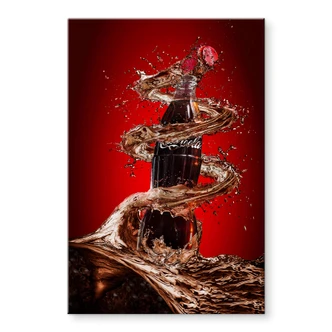 Tableau sur verre acrylique Yunta - Le bonheur à l'état brut 