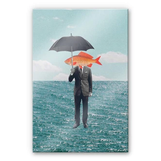 Acrylic Print Léon - Can't get wet 