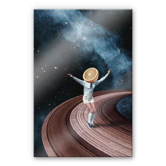 Acrylic print Léon - Jumping oranges in my head 
