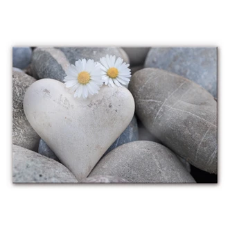 Tableau en verre acrylique - Fleurs 