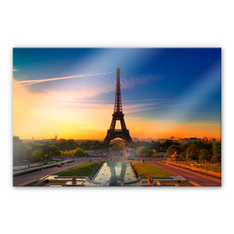 XXL Wall Picture Eiffel Tower in the Sunset XXL Wall Picture Eiffel Tower in the Sunset