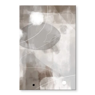 Acrylglasbild 1X Studio - Line Art Frauen Portrait 