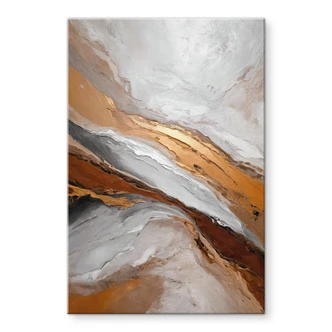 Acrylglasbild Himmel und Erde in fließenden Farben - Alpenglow Workshop 