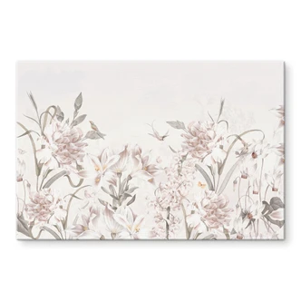 Acrylglas foto Bloemenweide in lichtroze - Bloomery Decor 