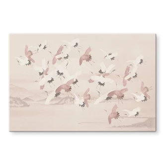 Acrylglasbild Kraniche über dem See - Bloomery Decor Acrylglasbild Kraniche über dem See - Bloomery Decor