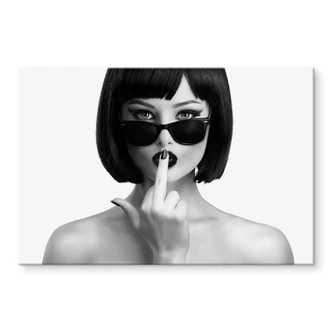 Acrylglasbild Drake - Stilvolle Provokation 