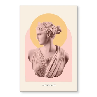 Akrylbillede Statue af gudinden Artemis - Grace Digital Art 