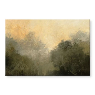 Acrylic print Hidden light in the morning mist - Hobday 