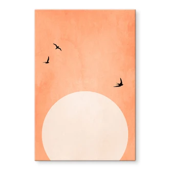 Akrylbillede Abrikos solnedgang - Kubistika Akrylbillede Abrikos solnedgang - Kubistika