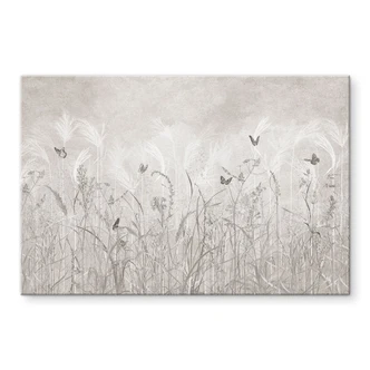 Acrylglas, wilde bloemenweide met vlinders in Scandinavisch design - Ms Tiff 