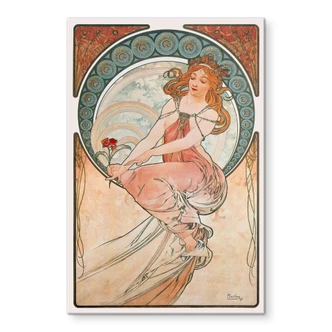 Acrylglas Mucha - Four Arts: Schilderen 