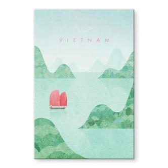 Acrylglasbild Halong-Bucht auf Vietnam-Reisen - Rivers 
