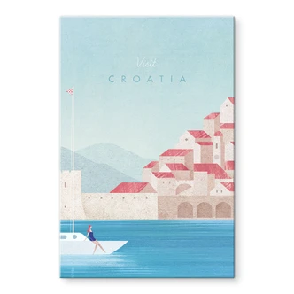 Stampa su vetro acrilico Vacanza in Croazia - Rivers 