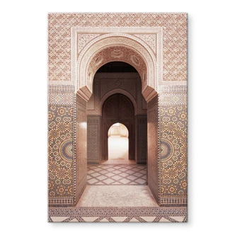 Tableau en verre acrylique Porte orientale avec mosaïques - Sisi & Seb 