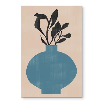 Tableau sur verre acrylique The Miuus Studio - Vase Boule Bleue 