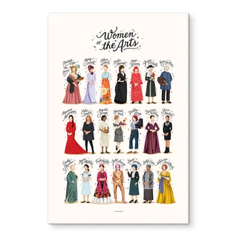 Acrylic Print Famous women in art - Tohmé 