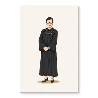 Acrylic print Tohmé - Ruth Bader Ginsburg 