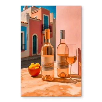 Tableau sur verre acrylique Vin frais de mirabelle - Treechild 