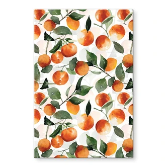 Tableau sur verre acrylique Mandarines fruitées - UN Designs 