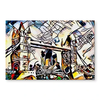 Acrylglasbild Zamart - Kandinsky trifft London Acrylglasbild Zamart - Kandinsky trifft London