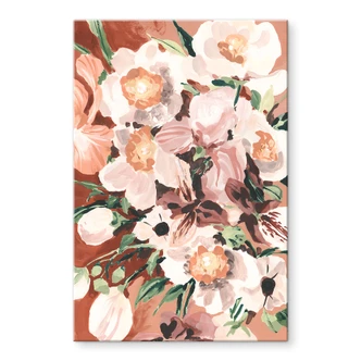 Tableau sur verre acrylique Fleurs d'orchidées - Zwara 