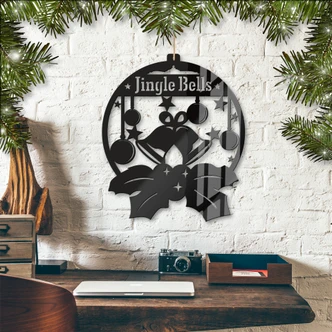 Acryldecoratie Jingle Bells 