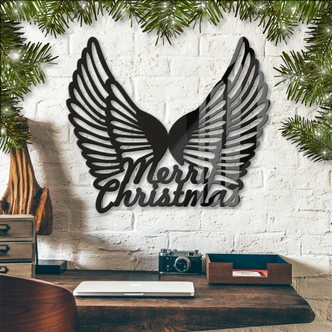 Merry Christmas Engel - Acrylglas 