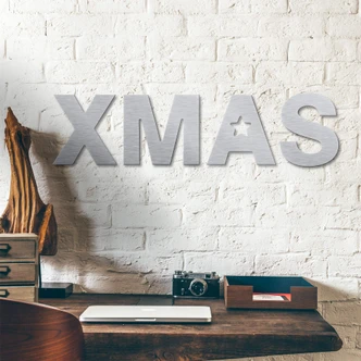 Scritta in Alu-Dibond – Xmas 