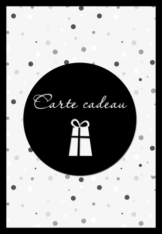 Gutschein Black Dots - Carte cadeau 